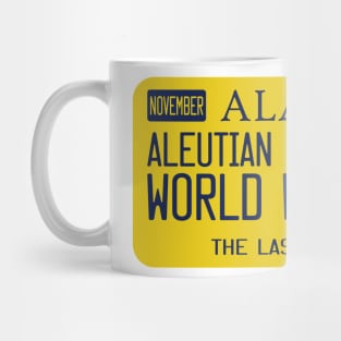 Aleutian Islands World War II National Historic Area license plate Mug